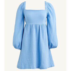 J Crew Squareneck soft gauze dress